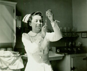 Nurse Margaret Allemang, Toronto General Hospital, circa 1941-1942. Courtesy of the University of Toronto Archives. 