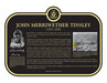 John Merriwether Tinsley (1783-1892) Commemorative plaque, 2022.
