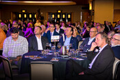 Guests from LiUNA Local 183, sponsors of the Heritage Toronto Awards, October 17, 2022. Image by Herman Custodio.

