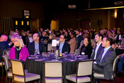 Guests from Woodcliffe Landmark Properties, sponsors of the Heritage Toronto Awards, October 17, 2022. Image by Herman Custodio.


