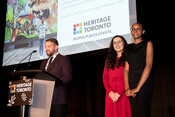 Equity Heritage Initiative ask, Heritage Toronto Awards, October 17, 2022. Image by Herman Custodio.
