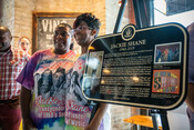 Jackie Shane plaque unveiling, Toronto, June 23, 2023. Image by Oscar Akamine.
