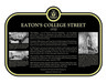 Eaton's College Street (1939) Heritage Property plaque, 2023.