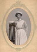 Clara Dixon, the Women’s College Hospital and Dispensary's first nurse, 1912. Miss Margaret Robins Archives of Women’s College Hospital.