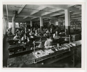 Camera assembly at Kodak Heights, Toronto, 1923. Toronto Metropolitan University Libraries.