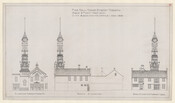 Drawing of the Yonge Street Fire Hall, 1906.