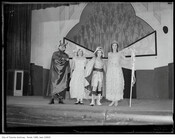 A Christmas pantomime group performs, Royal Alexandra Theatre, 230 King St. W., 1930. Image courtesy of City of Toronto Archives, Fonds 1266, Item 22823.