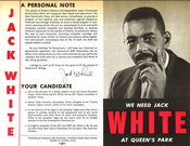 Candidacy pamphlet for Jack White, 1963