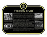 The Don River commemorative plaque, 2023