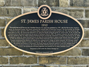 St. James Parish House Heritage Property Plaque, 2023