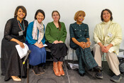 Panelists, Storytelling: Are we getting it right?, November 30, 2023. Image by Ashley Duffus.