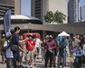 Toronto's First Chinatown tour, Nathan Phillips Square, July 1, 2023. Image by Johnny Wu.