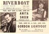 A flyer for a Gordon Lightfoot show that was included in The Flyer Vault, a project nominated for 2018 Heritage Toronto Awards. 