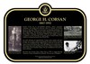 George H. Corsan Commemorative plaque, 2018.