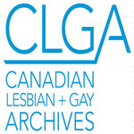 Logo of the Canadian Lesbian + Gay Archives, an community organization nominated for the 2017 Heritage Toronto Awards.