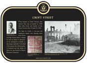 Croft Street Commemorative Plaque, 2006