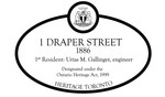 1 Draper Street Heritage Property Plaque, 2007