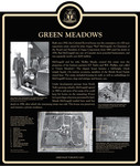 Green Meadows Heritage Property Plaque, 2008