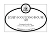 Joseph Gouding House Heritage Property Plaque, 2010