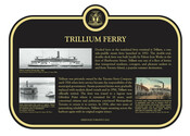 Trillium Ferry Commemorative Plaque, 2010