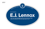 E. J. Lennox Legacy Plaque, 2010