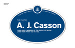 A. J. Casson Legacy Plaque, 2011