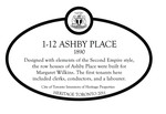1-12 Ashby Place Heritage Property Plaque, 2011