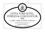 Little York Hotel Stables & Coach House Heritage Property Plaque, 2011