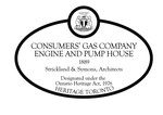 Consumers' Gas Company Engine and Pump House Heritage Property Plaque, 2011