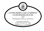 Consumers' Gas Company Condenser House Heritage Property Plaque, 2011