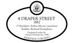 4 Draper Street Heritage Property Plaque, 2011