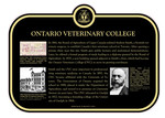 Ontario Veterinary College Commemorative Plaque, 2012