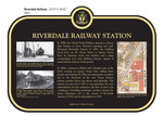 Riverdale Railway Station Commemorative Plaque, 2012