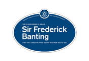 Sir Frederick Banting Legacy Plaque, 2012.