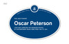 Oscar Peterson Legacy Plaque, 2012. (DEACCESSIONED)