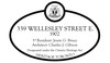 339 Wellesley Street E. Heritage Property Plaque, 2012