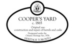 Cooper's Yard Heritage Property Plaque, 2012