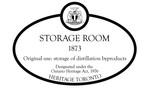 Storage Room Heritage Property Plaque, 2012