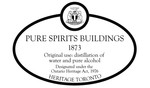 Pure Spirits Building Heritage Property Plaque, 2012