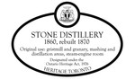 Stone Distillery Heritage Property Plaque, 2012