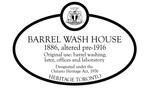 Barrel Wash House Heritage Property Plaque, 2012