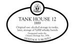 Tank House 12 1889 Heritage Property Plaque, 2012