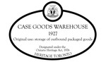 Case Goods Warehouse 1927 Heritage Property Plaque, 2012