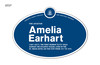 Amelia Earhart Legacy Plaque, 2013