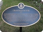 Cranfield House Heritage Property Plaque, 2013