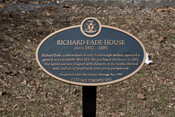 Richard Eade House Heritage Property Plaque, 2013