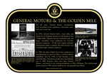 General Motors and the Golden Mile Commemorative Plaque, 2014