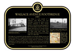Wallace Avenue Footbridge Heritage Property Plaque, 2014