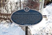 Conboy Carriage Company Commemorative Plaque, 2015