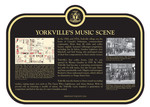Yorkville's Music Scene Commemorative Plaque, 2015